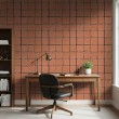 Wallpaper tiles rustic orange design