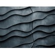 Fotomural 3D Textura Ondulada Con Fondo Gris