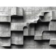 Fotomural 3D Textura Muro De Hormigón