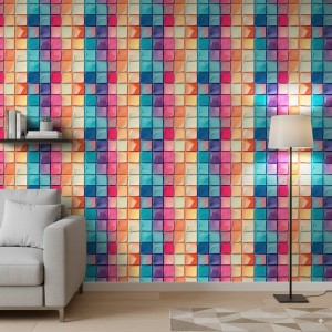 Tapete Fliesen Mosaikdesign...