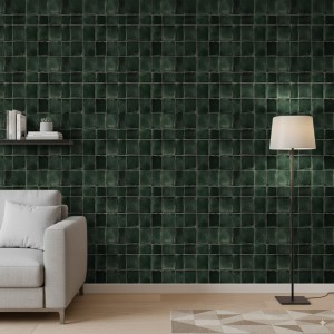 Wallpaper tiles rustic dark...