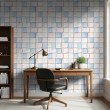 Wallpaper tiles rustic multicolor design