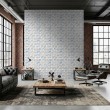 Wallpaper tiles rustic pastel multicolor design