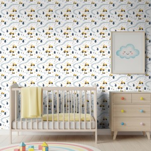 Baby wallpaper Construction...