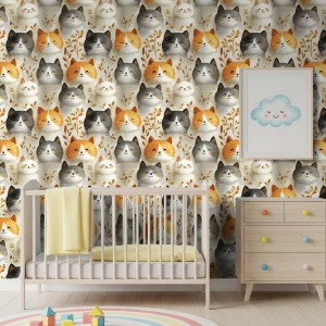 Papier peint baby Chatons...