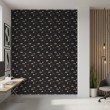 Brick wallpaper design Black Urban Worn