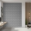 Papel Pintado Bricks Diseño Industrial Tonos Gris Claro