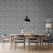 Brick wallpaper Industrial design Light Grey Tones