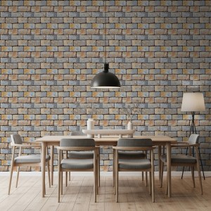 Brick wallpaper Rustic...