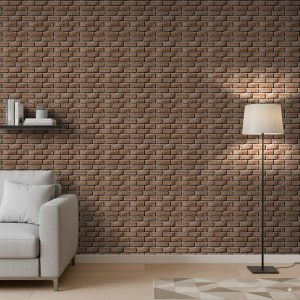 Brick wallpaper Rustic...