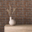 Brick wallpaper Classic design Natural Brown Tones
