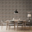 Brick wallpaper Industrial design Aged Brown and Gray Tones