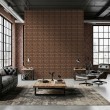 Brick wallpaper Classic design Warm Brown Tones
