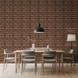 Papel Pintado Bricks Diseño Clasico Tonos Marrón Calido