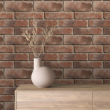Brick wallpaper Classic design Aged Brown and Red Tones