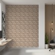 Brick wallpaper Industrial design Aged Beige and Brown Tones