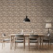 Brick wallpaper Industrial design Aged Beige and Brown Tones