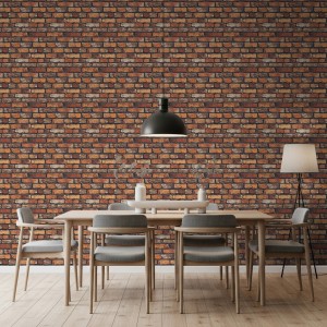Brick wallpaper Industrial...