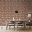 Brick wallpaper Industrial design Aged Red and Gray Tones