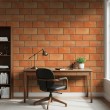Papel Pintado Bricks Diseño Clásico Tonos Rojo Envejecido