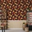 Papel Pintado Comercial Gourmet Line Diseño Granos de Café Tostados Tonos Marrón