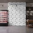 Papel Pintado Comercial Gourmet Line Diseño Café y Sacos Tonos Blanco y Negro
