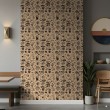Commercial wallpaper model Coffee coffee shop and pastry design beige tones