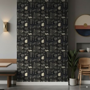 Commercial wallpaper model...