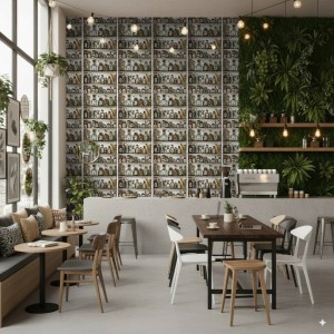 Papel pintado comercial...