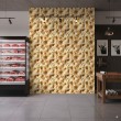 Commercial wallpaper model Bread artisan bread texture design yellow gold and beige tones