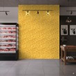 Papier peint commercial modèle Pasta design nouilles jaunes tons jaune et miel