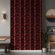 Commercial wallpaper model Coffee coffee beans in cones design red and brown tones