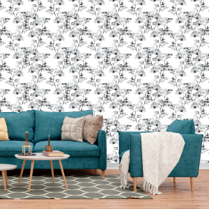 Papel pintado Floral en...