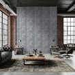 Beton Tapete Modell Industrial poröses urbanes Design dunkelgrau