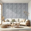 Concrete wallpaper model Industrial porous urban design dark gray