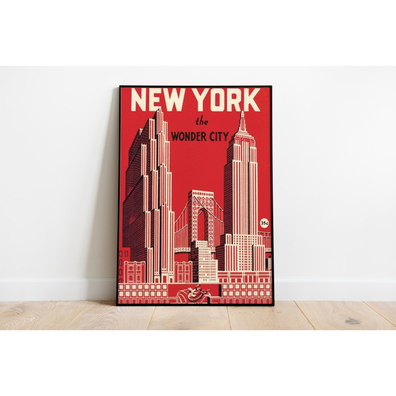 New York Cities Wall Art Dekorativer Kunstdruck