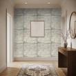 Concrete wallpaper model Stone textured panel design sand gray