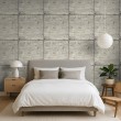 Concrete wallpaper model Stone textured panel design sand gray