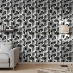 Beton Tapete Modell Wave 3D...
