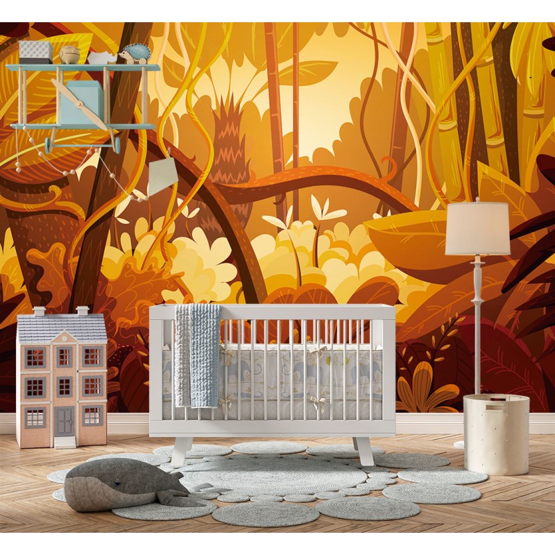 Children's Photomural Storybook Vegetation