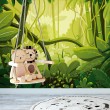 Fotomurale per Bambini Giungla Misteriosa