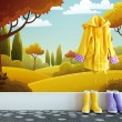 Fresque Murale Enfant Collines d’Automne