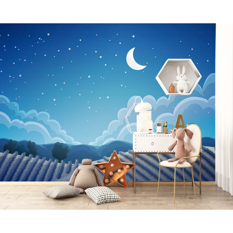 Children's Photomural Nocturnal Symphony