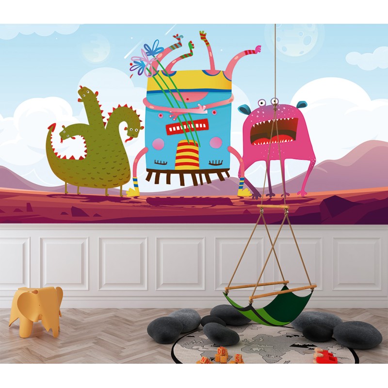 Fotomural Infantil Locura Cósmica