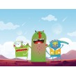 Children's Photomural Martian Friends