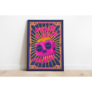 Pink and Orange Fluor...