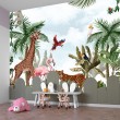 Children's Photomural Tropical Jungle Party