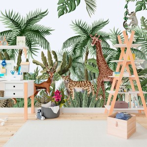 Kinder Fototapete Tiere in...