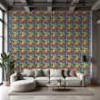 Geek wallpaper urban graffiti design color multicolor