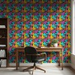 Geek wallpaper urban graffiti design color multicolor